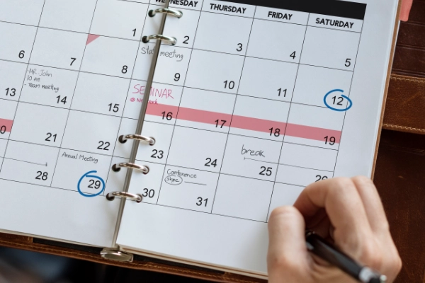 Calendário de Eventos